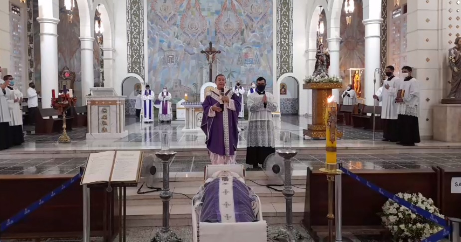 Missa de corpo presente: Dom Bonifácio - Basílica Bom Jesus 