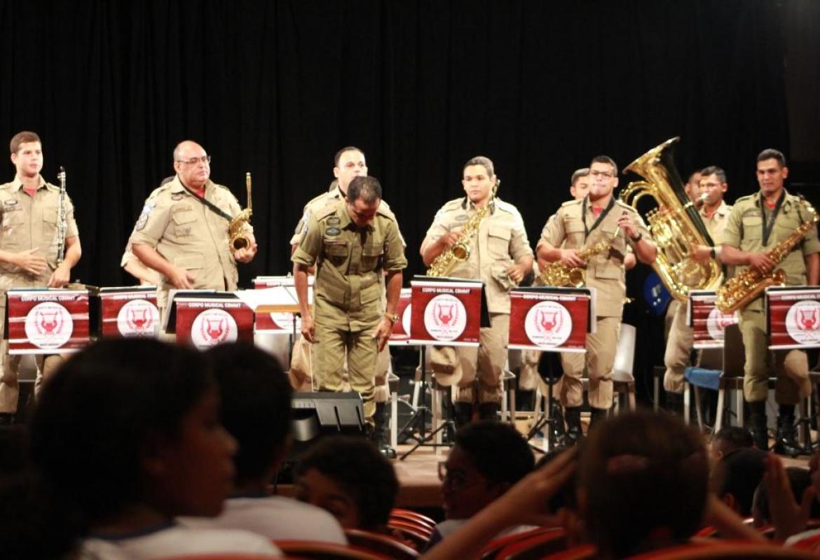 Banda do Corpo de Bombeiros de MT celebra aniversário de 24 anos